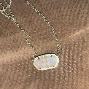 Kendra Scott Pendant White Drusy Necklace